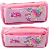 Lean Etui Schoolpakket Eenhoorn Vleugel Glitter 3d Roze 21,5x9cm