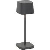 Zafferano OFELIA PRO MICRO LED tafellamp Donkergrijs oplaadbaar en dimbaar