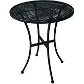 Bolero ronde stalen bistrotafel zwart 60cm