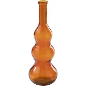 J-Line vloervaas glas donkeroranje - 75 cm - Ø 27 cm