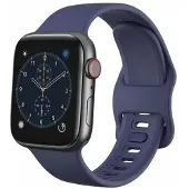 TechProtection Soft Apple Watch 44 / 42 Mm Bandje Blauw