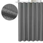 INF Waterdicht douchegordijn voor badkamer Gray S