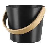 Rento Design sauna-emmer met beugel - Zwart