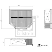 FEBI BILSTEIN Luchtfilter 1004050