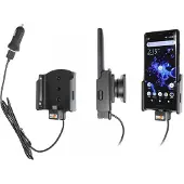 Brodit houder geschikt voor Sony Xperia XZ2 Compact Actieve houder met 12V USB plug