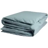 Yumeko Dekbedovertrek Percal Katoen 240x220 Blauw - Eco, Bio & Fairtrade