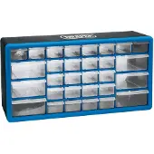 Draper Tools Gereedschap opbergdoos 30 lades blauw 12015 online kopen