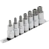 Kippers Rijssen 1/2" Doppenrail resi torx, 7dlg