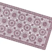 Unique living | tafelloper amira vinyl 40x150cm cassis