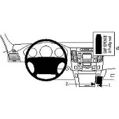 Brodit ProClip houder geschikt voor Hyundai Sonata 2009-2010 Angled mount