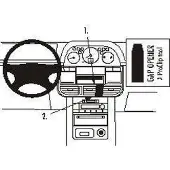 Brodit ProClip houder geschikt voor Nissan X-Trail 2002-2003 Center mount