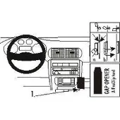 Brodit ProClip houder geschikt voor Seat Leon / Toledo Angled mount