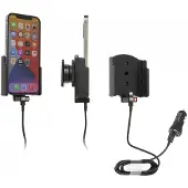 Brodit Actieve houder Apple iPhone 12/12 Pro met USB-kabel, Smartphonehouder, Zwart