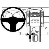 Brodit ProClip houder geschikt voor Nissan King Cab/Navara 2011-2015 Console mount, Links