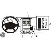Brodit ProClip houder geschikt voor Volkswagen Polo 2002-2009 Angled mount