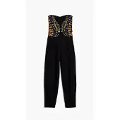 Desigual Jumpsuit royal blue/koningsblauw / groen / oranje / zwart