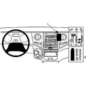 Brodit ProClip houder geschikt voor Iveco Daily 2006-2014 Angled mount