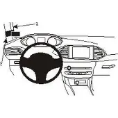 Brodit ProClip houder geschikt voor Peugeot 308 2014-2021 Left mount