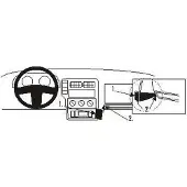Brodit ProClip houder geschikt voor Volkswagen Caddy Van/Combi 2001-2005 LET OP: UITLOPEND ARTIKEL, KAN NIET RETOUR!