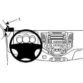 Brodit ProClip houder geschikt voor Toyota HiLux 2012-2016 Left mount