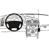 Brodit ProClip houder geschikt voor Volvo S60 2005-2010 / V70 N 2005-2008 / XC70 2005-2007 Angled mount