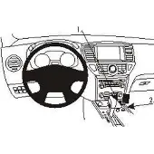 Nissan ProClip houder geschikt voor Nissan Pathfinder 2013-2021 Console mount