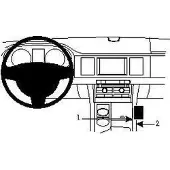 Brodit ProClip houder geschikt voor Jaguar XF 2009-2015 Console mount