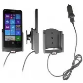 Brodit houder geschikt voor Nokia Lumia 640 Actieve houder met 12V USB plug. Let op: Uitlopend artikel, Kan niet retour!