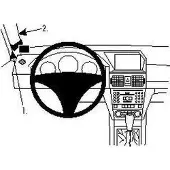 Brodit ProClip houder geschikt voor Mercedes Benz GLK-Klasse 2008-2015 Left mount