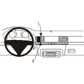 Brodit ProClip houder geschikt voor Audi A8/S8 2003-2010 Center mount