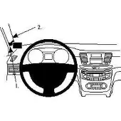 Brodit ProClip houder geschikt voor Peugeot 508 2011-2018 Left mount