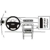 Brodit ProClip houder geschikt voor Audi A4/ S4 2001-2007 Left mount