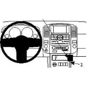 Brodit ProClip houder geschikt voor Nissan Pathfinder 2010-2012 Angled mount