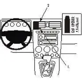 Brodit ProClip houder geschikt voor Hummer H3 2005-2011 Center mount