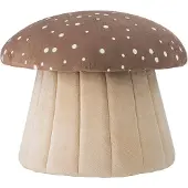 Bloomingville Poef - 37x30 cm - Hoed - Bruin - - OneSize - Poefs