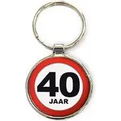 Miko Luxe Sleutelhanger - 40 Jaar