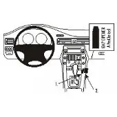 Brodit ProClip houder geschikt voor Volvo S80/ V70 II / XC70 Angled mount
