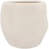 Daan Kromhout Lisboa organische bloempot voor binnen 35X35X32CM wit