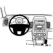 Brodit ProClip houder geschikt voor Kia Sorento 2010-2012 Angled mount