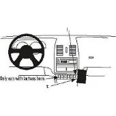 Brodit ProClip houder geschikt voor Volkswagen Lupo/ Polo Angled mount