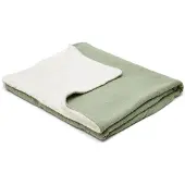 Little Dutch Gebreid wiegdeken - Fleece – Groen – Essentials