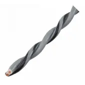 Audio System Gedraaide luidsprekerkabel. Grijs. 2x 0,75mm² . 100 mtr per rol