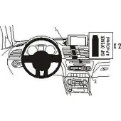 Brodit ProClip houder geschikt voor Audi Q3 2012-2018 Center mount
