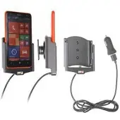 Brodit houder geschikt voor Nokia Lumia 625 Actieve houder met 12V USB plug. Let op: Uitlopend artikel, Kan niet retour!