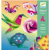 Djeco - Origami Tropische Dieren - Knutselset - vanaf 7 jaar