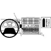Brodit ProClip houder geschikt voor Iveco Eurocargo 2005-2009 Center mount