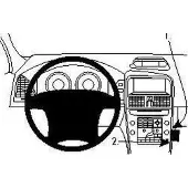Brodit ProClip houder geschikt voor Volvo XC60 2009-2010 Angled mount