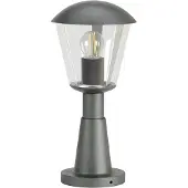 ALBERT LEUCHTEN Sokkellamp buiten Jorrit, alu / grijs / zink, Aluminium, Modern, Sokkellamp