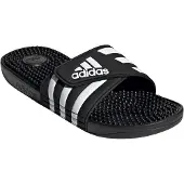 Adidas Muiltjes 'Adissage' zwart / wit