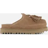 Warmbat Drysdale Exclusief Muiltjes taupe Suède Maat 37